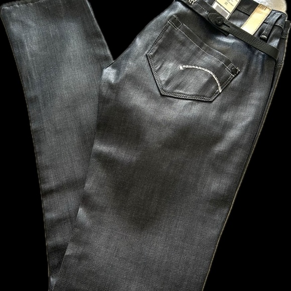 NWT G-Star RAW Micro Midge Skinny Jeans in Grey Comfort Glass Denim Size W27/L32 - Picture 13 of 15